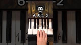 2/2 Bendy and the Ink Machine Song (Build Our Machine) Piano Tutorial #shorts