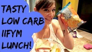 IIFYM Low Carb Lunch | QUEST Protein Chips Review | Nicole Collet