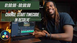 Set Timeline Timecode to start at 00:00:00 - Davinci Resolve Tutorial