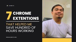 7 BEST GOOGLE CHROME EXTENSIONS THAT HELPED ME SAVE HUNDREDS OF HOURS WORKING AS A FREELANCER