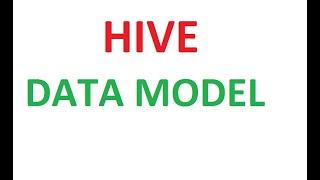 Hive tutorial 1 : Apache Hive Data Model - Databases , Tables and Partitions #hive #bigdata