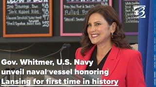 LIVE: Gov. Whitmer, U.S. Navy announce Michigan-centric naval vessel