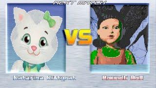 M.U.G.E.N BATTLES | Katerina Kittycat vs Squid Game Doll | Daniel tiger's neighborhood vs Squid Game