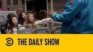 aespa Out In The Real World | The Daily Show