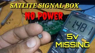 Satlite Signal Box Repair | No Power | 5v Missing | Buck Converter