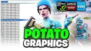 BOOST Your Fortnite FPS with POTATO GRAPHICS Settings!  (Intel & AMD GPUs)