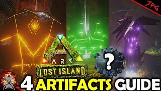 ARK LOST ISLAND ARTIFACT Guide - BRUTE, CUNNING, PACK And STRONG Locations