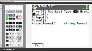 TI-84 Plus CE Python Graphing Calculator: Write Your First Program