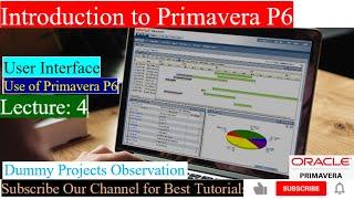 Introduction to Primavera | User Interface of Primavera P6