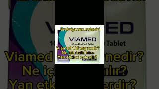 viamed 100 mg tablet nedir? Ne için kullanılır? Yan etkileri nelerdir? videonun tamamı kanalımızda