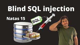 Natas Web Hacking 15 (Blind SQL injection)