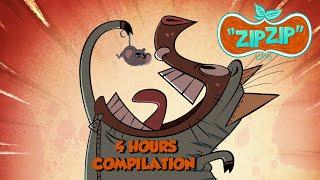 A cat & mouse story | Zip Zip | 4 hours COMPILATION - Season 2 | Cartoon for kids