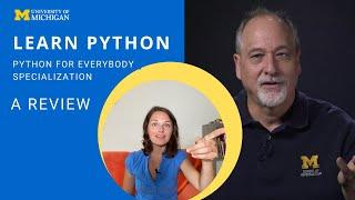 Learn Python - Coursera's Python for Everybody Specialization