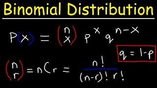 Finding The Probability of a Binomial Distribution Plus Mean & Standard Deviation