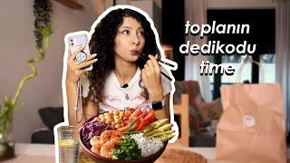 SOHBETLİ POKE BOWL MUKBANG  | Kaçtığım Soruları Cevaplıyorum