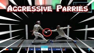 Sabre Strategy: Aggressive Parries in the Box