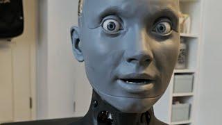 Ameca the humanoid robot leaves man impressed & stunned with impeccable responses || WooGlobe