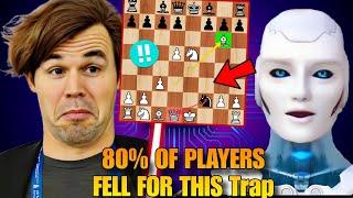 STOCKFISH Discovered A New Chess Opening Trap That 80% of Players Fall For | Chess Strategy | Chess