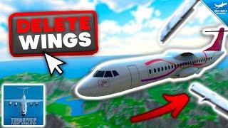REMOVE PARTS From TFS Planes - NEW BEST TFS MOD? | Turboprop Flight Simulator | Review