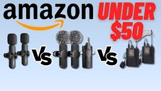 3 Wireless Microphones under $50 | Amazon 2023 (Tested)