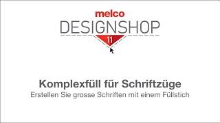 DesignShop Komplexfüll für Schriften