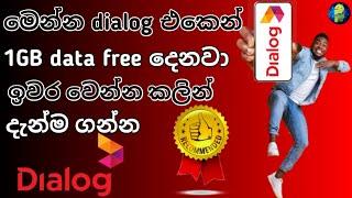 How to get free 1gb data in dialog | sinhala | sl tech grow