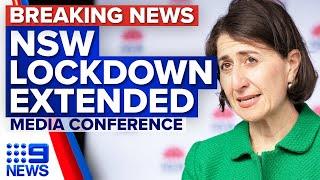 Sydney lockdown extended for four weeks | Coronavirus | 9 News Australia