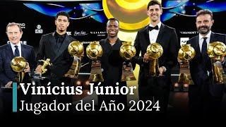 Vinicius Junior, Jugador del Año en los Dubai Globe Soccer Awards 2024 | Noticias Hoy | RNE | AQ1E