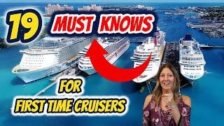 CRUISE TIPS For 1st time and New Cruisers!!!