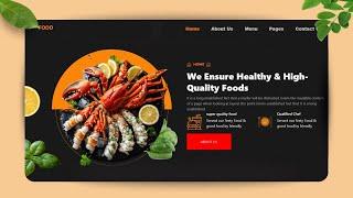 Responsive Restaurant Website Design Using HTML And CSS Only