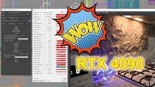 FStorm Benchmark RTX 4090 Asus TUF - First Rendering Test