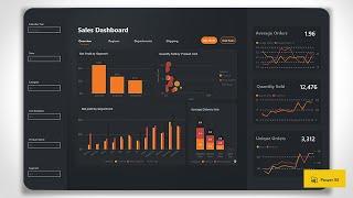 How to Build a STUNNING Sales Dashboard in Power BI - Tutorial #2022