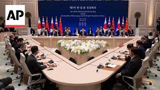 Leaders of South Korea, China and Japan meet for trilateral meeting in Seoul