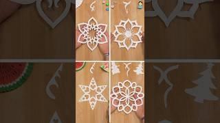 SUPER WAY BEAUTIFUL CHRISTMAS CRAFTS, 4 PAPER SNOWFLAKE | CAPTIVATING DECOR INCL ART