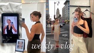 weekly vlog | paloma wool, college, przygotowania do nyc & piknik