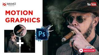 Unlock the Magic: Create Mesmerizing Smoke Motion in Adobe Photoshop! #motion #photoshop #tutorial