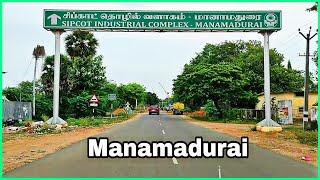 Manamadurai Town Full View | Car Travel in Tamilnadu Village and City | Mg walk | Tamilnadu Tourism