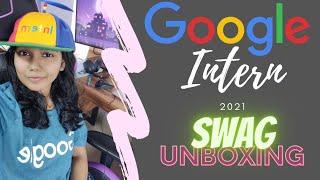Google Intern Swag Unboxing ft. My Nephew