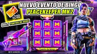 NUEVO EVENTO PEACEKEEPER MK2 LEGENDARIA | 2000 PUNTOS DE SERIE Y MÁS COD MOBILE | EVENTO DE BINGO