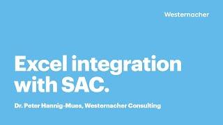 Best practice on MS Excel integration with SAP Analytics Cloud.