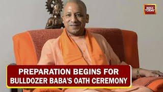 Preparation Begins For Bulldozer Baba's Oath Ceremony | Reporter Diary | Yogi Raj 2.0 Begins