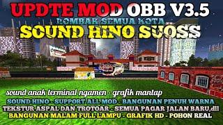 UPDATE MOD OBB V3.5 SOUND HINO SUOSS - SUPPORT MOD & ROMBAK SEMUA KOTA | OBB BUSSID