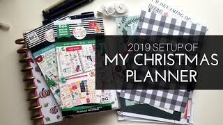 Happy Planner Christmas Planner 2019 Set Up with Christmas Extension pack and More
