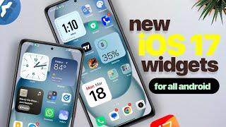 Get New iOS Widgets On Any Android!!!
