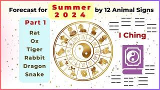 I-Ching Prediction for Summer 2024 - by 12 Animal Signs - Part 1