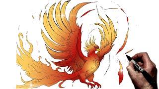 How To Draw A Phoenix | Step By Step |