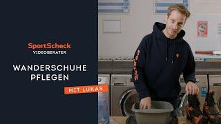 SportScheck Videoberater mit Outdoor-Experte Lukas Ebenbichler | Wanderschuhe pflegen