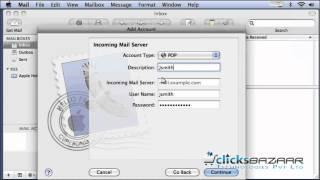 Configuring a POP email account in Apple Mac Mail