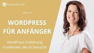 Website erstellen mit Wordpress ► Einführung für Anfänger