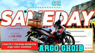 "SPX SAMEDAY" Cancel 1 bar4ng argo malah naik  | #DSF Vlog 25 #drivershopeefood